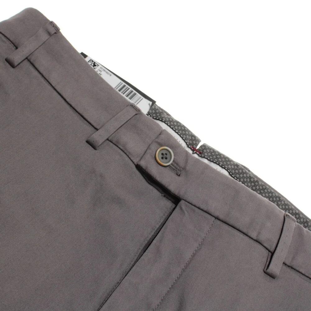 Hilti NWT Tilo I Slim Straight Chinos / Casual Pants Size 48 (US 32) Gray Cotton